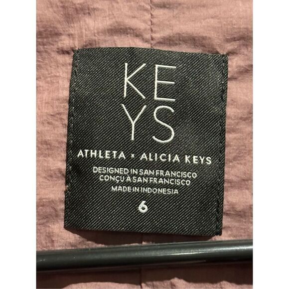 NWOT ATHLETA X ALICIA KEYS Keys Utility Mauve Jumpsuit With Mid Back Cutout 6 - Picture 3 of 16